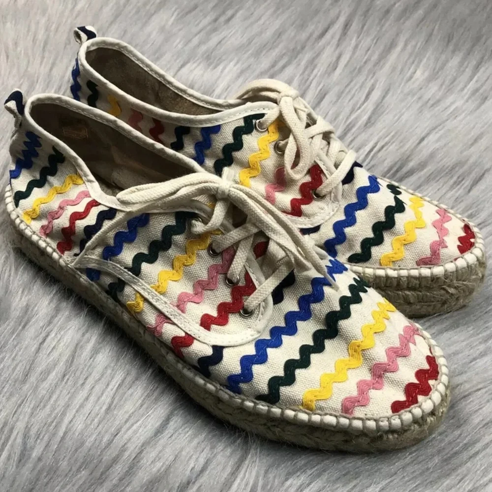 Loeffler Randall Alfie Espadrille Rainbow Sneakers